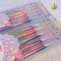 제브라 사라사클립볼펜 마블칼라 0.5mm 5색 세트, 60세트