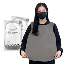 웨어리스 일회용 앞치마 1000매 / 식당 손님용 앞치마, 그레이
