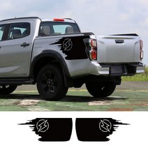 픽업 바디 사이드 스티커 Isuzu Dmx D Mx 트럭 후드 뒷문 데칼 트렁크 비닐 커버 자동 튜닝, 02 Type 2_05 Matt Gold