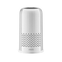 Homedics 4-1 소형 공기청정기 야간 조명 에센셜 오일 트레이 탄소 악취 필터 프리필터 이온화 장치 및 360도 HEPA 필터. 가정 침실 사무실 데스크탑 최대 291 Sq, White