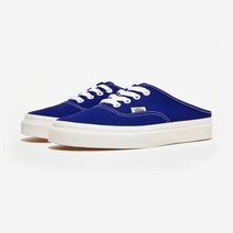 [국내정식매장] VANS 남녀공용 운동화 어센틱 뮬 - (캔버스) 블루프린트:마쉬멜로우 VN0A54F72BK1 UA Authentic Mule (Canvas) blueprintma