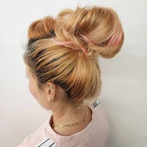 클럽 핑크 브릿지 탈색 부분 가발, 색상:[색상]본상품, 단품