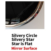 휠캡 휠커버 3D 미러 그릴 배지 전면 W204 엠블럼 W205 W212 W213 W176 W246 W177 A B C E G 클래스 ML CLA GLA GLC GLE C117 D, 146.Mirror Silvery - E-213 238