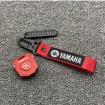 야마하 YZF R1 R3 R6 R7 R15 R25 알루미늄 키 커버 케이스 키홀더 키링 튜닝 커스텀 파츠, 레드세트
