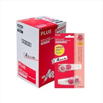 플러스 수정테이프 WH-604-2P 리필 (2입 레드) / 2개 4개 5개 10개, WH-604 리필 4개