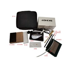 스노우 보드 스키 데크 왁싱 세트 유지 보수 수리 연마 다리미, 더블왁싱 + 패칭