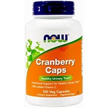NOW 나우푸드 크랜베리 1400mg 비건 캡슐 100정 2통 200정, 100개(2개들이)