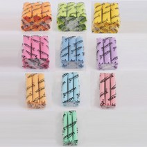 볼륨 롯드 머리 헤어 펌 파마 업소 미용실 6개 1set, 9호 연분홍