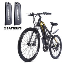 전기자전거 JOOMAR JM60 플러스 산악 해변 눈 MTB 17AH 500W48V, 2 배터리, 협동사