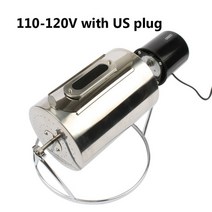 가정용로스터기 CUKYI110V220VV 가정용 전기 커피 로스터 40W 전원 스테인레스 스틸 로스팅 머신, 01 110V without holes_01 미국