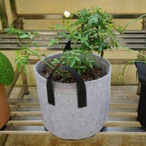 부직포화분 2P 30X25CM 그레이 식물기르기 옥상화분