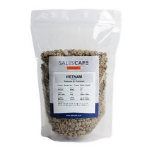 커피 생두 베트남 로부스타 G1 폴리쉬드 500g(SGOC031CI0500A01)분쇄안함, 500g, 1개