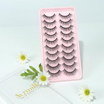 5 10 쌍 3D 밍크 속눈썹 자연 힐 메이크업 Cils 희미한 잔인 Maquiagem, 10Pairs-Ay22