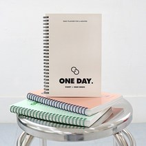 가계부 하루 하루 지출내역 메모 6개월 다이어리, 2개, 크림