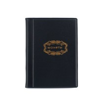 일반포토앨범 미니 러시안 코인 앨범 10 페이지 120 유닛 포켓 컬렉션 북 보호 레드 블랙 블루 3 색, 3.