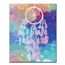 DIY 캔버스페인팅 명화그리기 액자 그림 세트 유화 - 풍경 40x50, L112_드림캐쳐