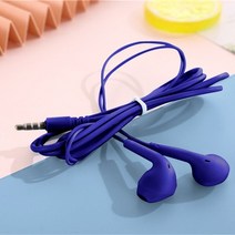 전화 이어폰 & 헤드폰Olaf 휴대용 스포츠 8 색 이어폰 유선 슈퍼베이스 내장 마이크 포함 3.5mm 핸즈프, 07 Dark Blue