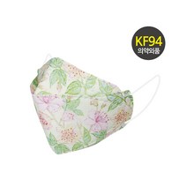 오원 KF94 나인 마스크 (10매) 꽃무늬 노랑 플라워 패션 꽃 컬러 고상한 연예인 명품 국산 일회용 예쁜 숨쉬기편한 귀안아픈 봄 여름 시원한 얇은, 나인마스크 N0015  10개