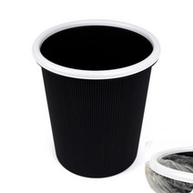 YOLOMAM 오픈휴지통 블랙 실내휴지통 청소도구통