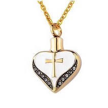메모리얼스톤 강아지 유골함 보관함 heart cremation urn necklace, 12