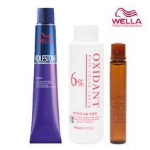 웰라 콜레스톤 퍼펙트 플래티넘 80g / 산화제+앰플증정, 99/81 플래티넘, 2개