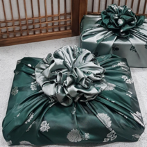 예단사랑 양색단 보자기 양단보자기 선물 보자기, 그린 size 110*110cm