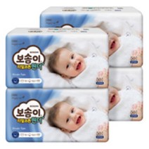 보솜이 리얼코튼 신생아 공용 원더 밴드형 기저귀 50개입 x 4봉
