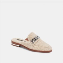 Dolce Vita 펠라 플랫 샌들 인 내추럴 플러시