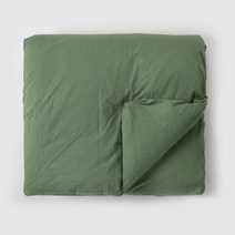 [JAJU/자주] 먼지적은초고밀도80수순면홑이불커버_SS_딥그린
