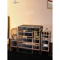 화장품 정리대 선반 수납함 향수 정리함 립스틱 보관함, 가장완벽한럭셔리8피스세트