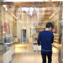 세진아트 출입구 방풍비닐커튼 PVC 업소용 HACCP 산업용 창고 출입문 방풍 방충, 1개