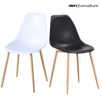 투버스 에펠체어 고급형 식탁의자 카페의자 화장대의자 6종 인테리어의자, 뉴에펠체어 PP(블랙)