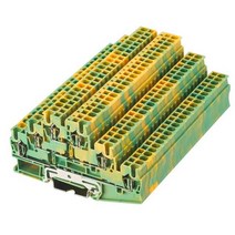 ST3-2.5 3-3jd 트리플 데크 스프링 그라운드 터미널 블록 3 레벨 Din 레일 스크류 커넥터 2.5mm 전기 와이어 도체, 01 ST3-2.5 3-3JD
