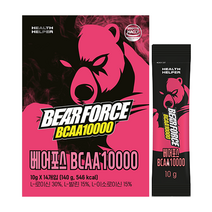 헬스헬퍼 베어포스 BCAA 10000 1박스(14포), 단품, 단품