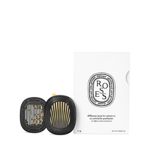 딥티크 차량용방향제 세트 (케이스&리필용 캡슐 로즈) 6519965001500, 화이트, F, 화이트