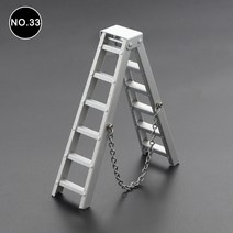 엔진 크레인 RC 자동차 장식용 차고 시리즈 장난감 제리 캔 버킷 배송 케이스 사다리 금속 삽 도구 TRX4 SCX10 WPL ZW 1/10 스케일, 33 N0.33