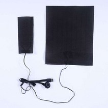 전기방석 온열방석 휴대용 USB 쇼파 사무실 낚시 캠핑 야구장 발열시트 USB 의류 히터 패드 3 기어 온도, 02 2 in 1