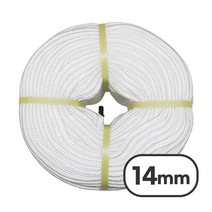 200m PP로프 1롤 14mm 브레이드 밧줄 안전 끈 수상