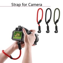 호환 액션캠 액세서리 dji om 4 용 핸드 스트랩 osmo mobile 2 3 zhiyun feiyun slr 카메라 용 핸드 헬드 짐벌 액세서리 유니버설 끈 손목 벨트, 검은색