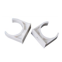 다용도 U형 U자 파이프 배관 호스 고정 홀더 거치대 걸이 받침 브라켓 U 클램프 새들 조인트 클립, 40mm흰색, 1개