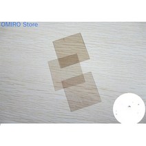 투명 운모 시트 50*50*0.1mm 40*40*0.1mm 천연 비 다공성 개스킷 고온 내성 절연, 01 50x50x0.1mm
