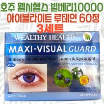 호주 웰시헬스 빌베리 10000 루테인 아이블라이트 60정 3세트