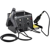 Goot TP-100 자동 납땜 흡입 장치 휴대용 유형 강력한 흡입 교체 가능한 카트리지 자유 온도 설정, 자동납땜흡입+온도조절인두