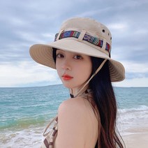 리빙공감 여성 아웃도어 버킷햇 등산 모자, 베이지
