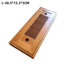 전통 원목 다도 차판 차 트레이 단단한 대나무 간단한 여행 세트 건조 양조 매트 보드, 어두운 색 l