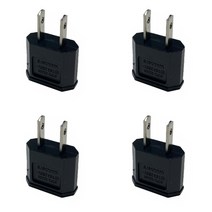 여행용 국산 110v 돼지코어댑터 플러그, 4개