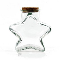 콜크 별모양 유리병 300ml/캔들 마리모 테라리움 용기