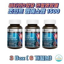 장년 중년 노년 시니어 실버 수술후 고관절 연골관리 비타민D 함유 관절보조제 무릎관절영양제 식이유황 MSM 엠에스엠 조인트엠에스엠1375mgx120정