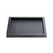 꾸버스 화목난로 펠렛난로 받침대, 고급철판받침대-특대