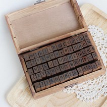 알파벳 스탬프 인주 도장 영문 스탬프 우드스탬프 넘버스탬프 인테리어 소품 디자인 아이디어 상품